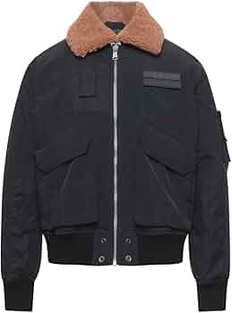Diesel W-Airey Black Bomber Jacket : Amazon.co.uk: Fashion